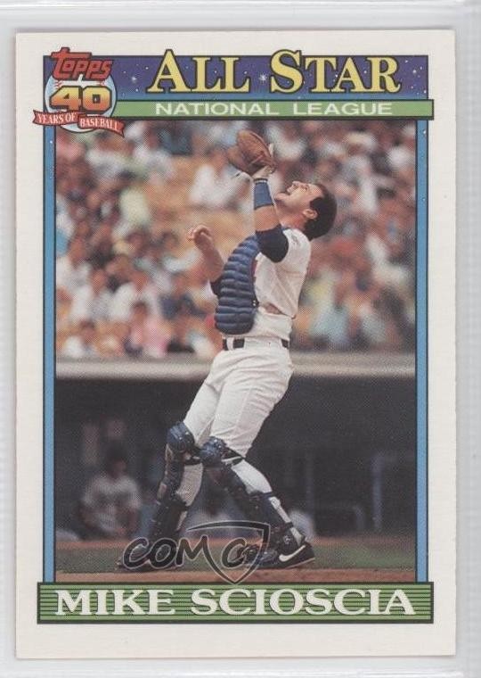 1991 O-Pee-Chee All Star Mike Scioscia #404 1h9