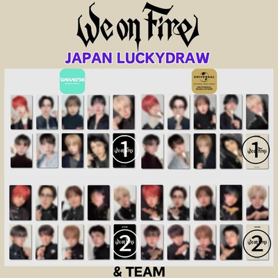 #ad amp;TEAM We on Fire 3rd EP JAPAN Luckydraw Official Photocard andteam $129.99