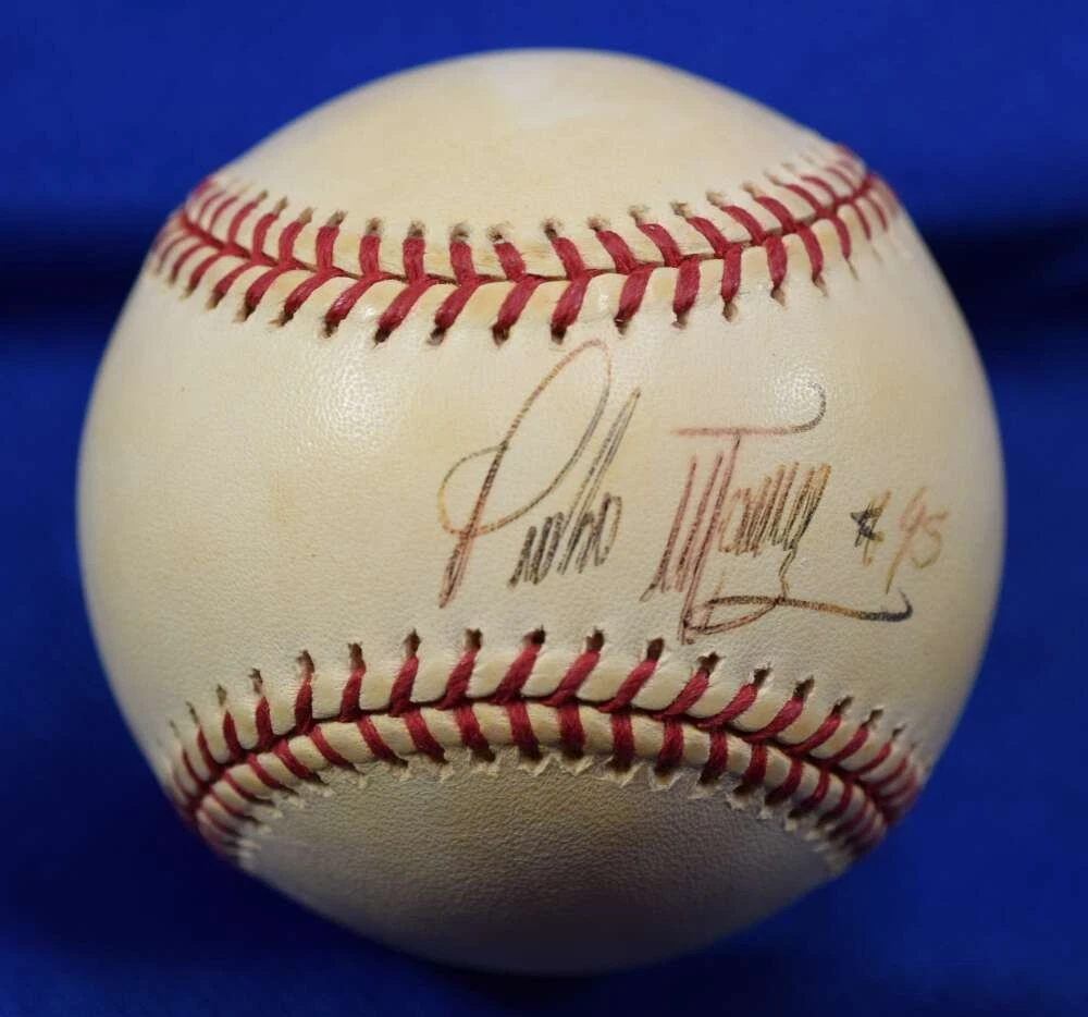 Pedro Martinez Boston Red Sox Original Autographed Baseball MLB