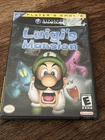 Luigi's Mansion Player's Choice Nintendo GameCube Complete Manual Disc Read