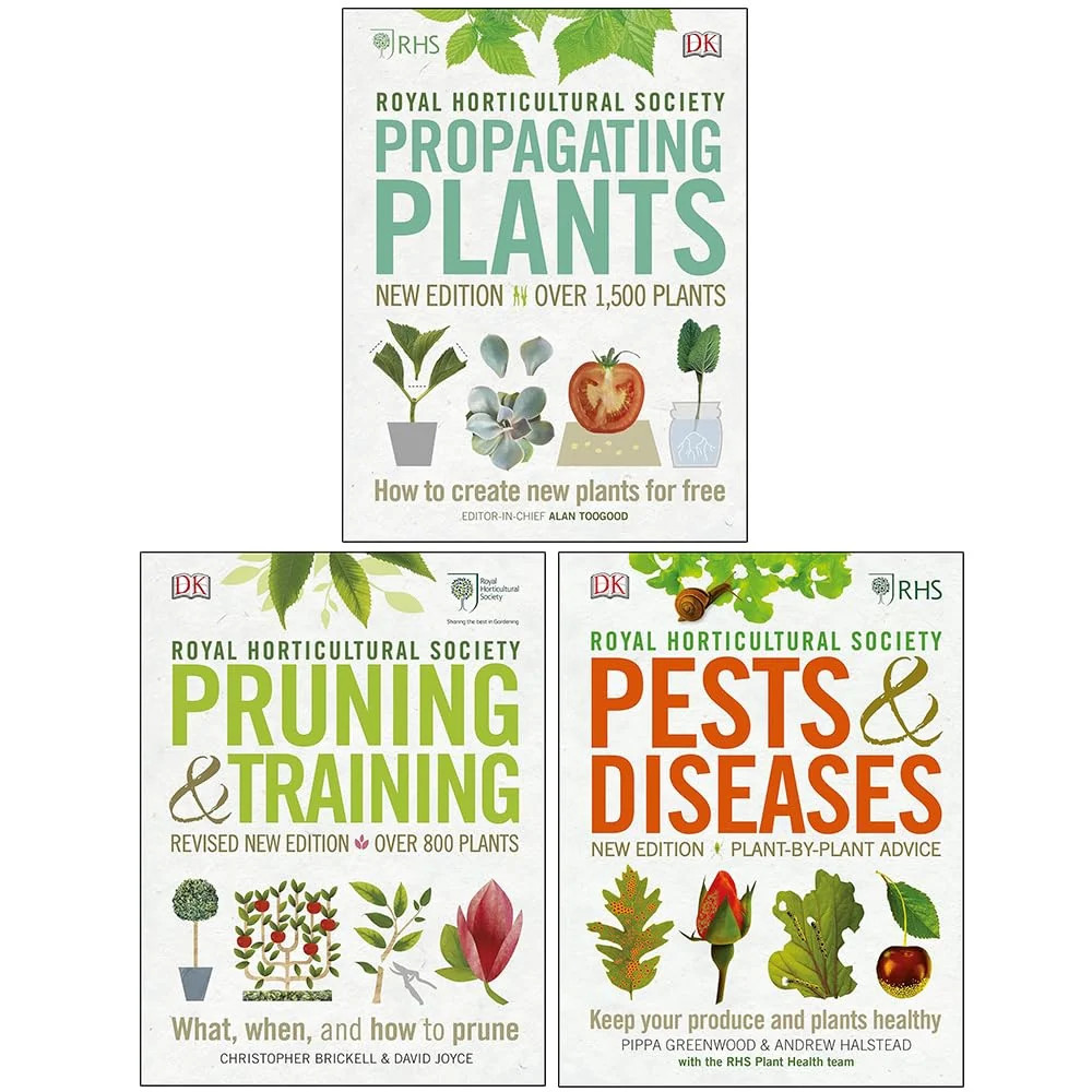 RHS Gardening 3-Book Collection Set | Expert Guides on Propagating Pla | Various