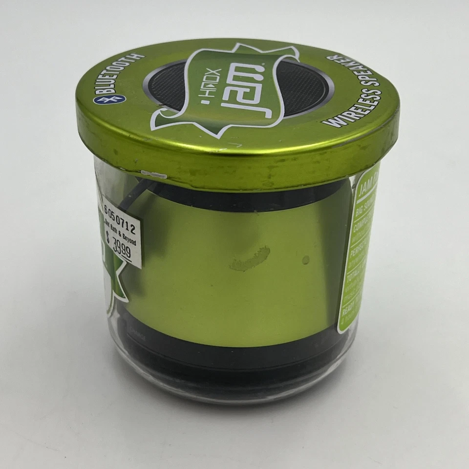 Jam Classic Rechargeable Bluetooth Wireless Speaker HMDX Green TESTED A1 - Image 3 of 4