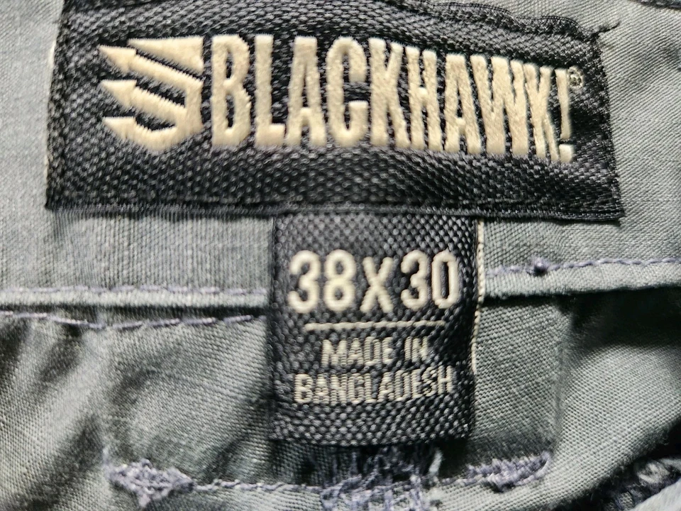 Pantalones Blackhawk Para Hombre 38x30 Gris Ripstop Lona Carga Táctico Exterior Ropa de Trabajo Foto 3 de 3