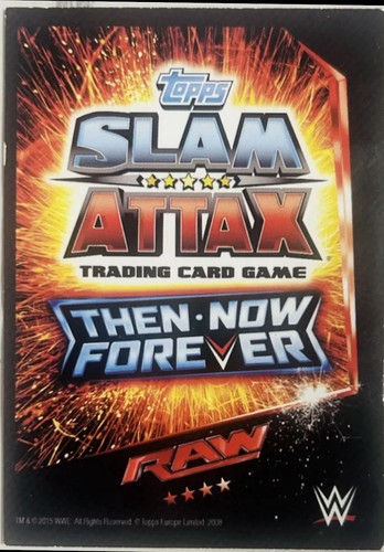 2x Carte PAIGE Topps 2015 Slam Attax: Champion Card #15 & Then Now Forever #105 - Foto 4 di 4