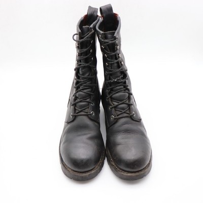 Vintage Red Wing 980 Boots Men\'s Size 11 EE Black Leather Motorcycle Soft Toe s-l400.jpg main image 2