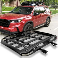 50"x38" Rooftop Rack Cargo Carrier Basket w/ Cross Bars Luggage For Honda Pilot