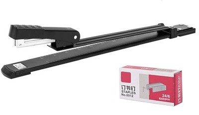 Langarmhefter, Hefter Vollstreifen mit 300 mm Reichweite schwarz 