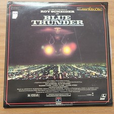 BLUE THUNDER Laserdisc LD GOOD CONDITION GREAT FILM ROY SCHEIDER STARS 