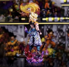Dragon Ball 45cm Gogeta Cloudrise Statue Triple Interchangeable Heads PVC New image