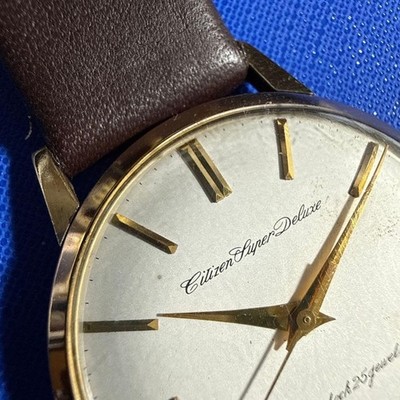CITIZEN SUPER Deluxe Manual Watch 25 Jewels Vintage 36mm 1960s | eBay