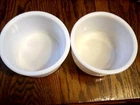 Vintage Milk Glass Mixing Bowls  For Dormeyer Mixer