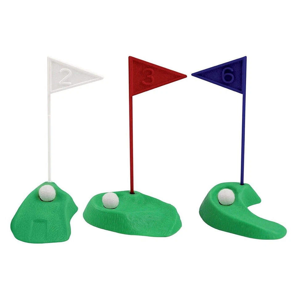 Golf Cake Topper Decoration PME Golfer Player Holes Greens Flags Clubs Balls Set - Image 4 of 4