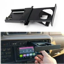 Black Car Front Dash Center Console Cup Holder Kit For 1996-1997 LEXUS LX450 New
