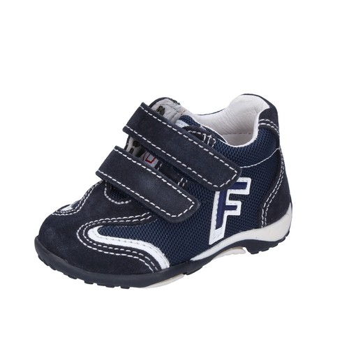 Scarpe bambino FALCOTTO 19 EU sneakers blu camoscio tessuto BH198-19 | eBay