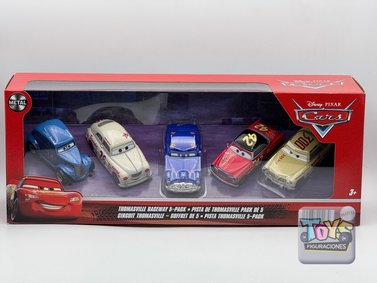 ディズニー カーズ トニーモーターフェルト ミニカー Disney Pixar Cars Thomasville Raceway 5-Pack Jimmy Lugrench