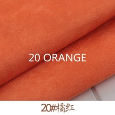 Faux Suede Fabric DIY Craft Suedette Material Upholstery Cushion Plain Cloth New