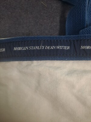 RARE Morgan Stanley Dean Witter Scarborough & Tweed Banker Bag Tote Shoe Wall St