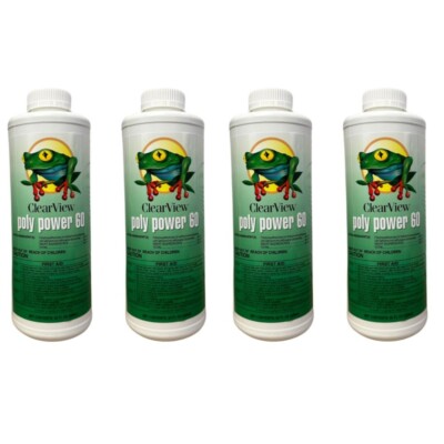 Oreq Clearview PolyPower 60 32 oz | CVLPPQT12 (4 Pack)