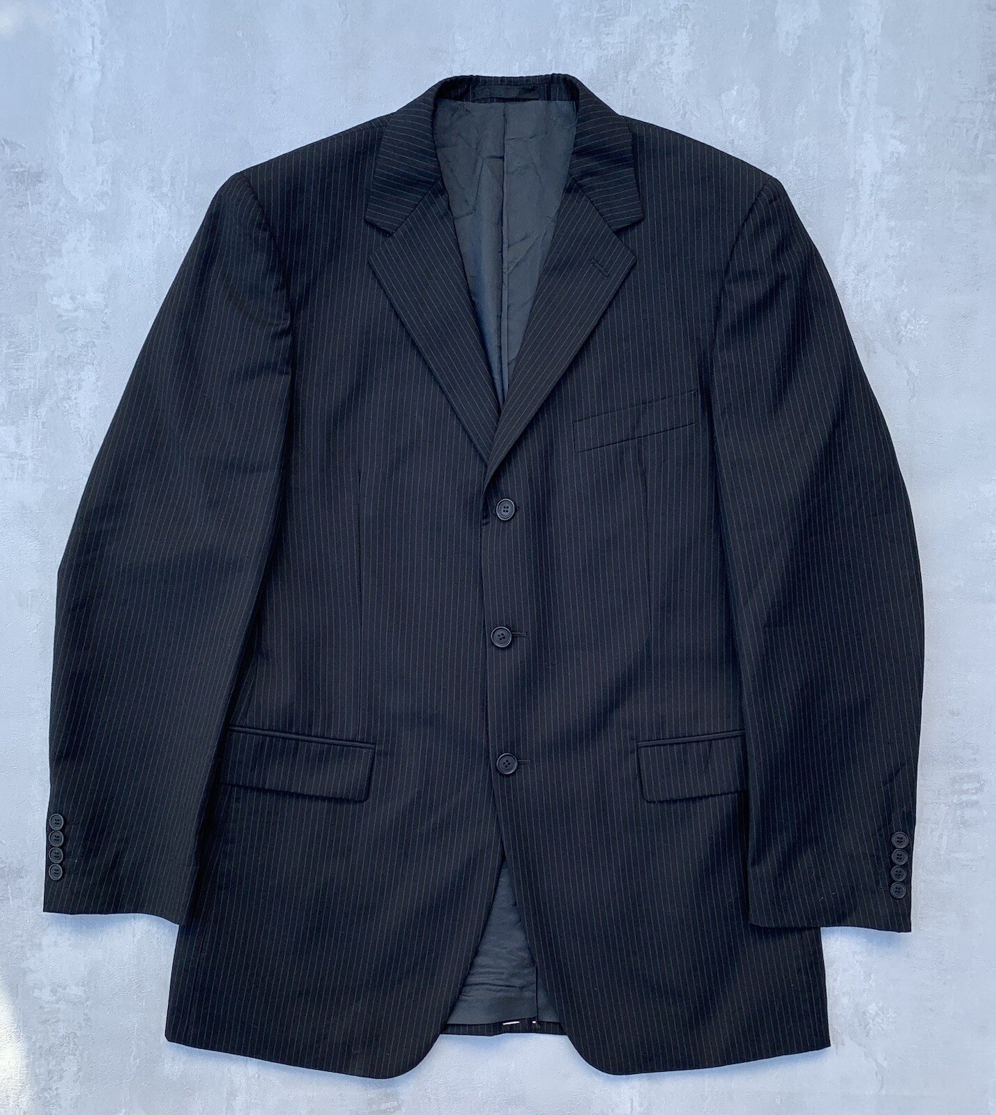 Giacca Blazer Vintage Yves Saint Laurent YSL Lana 52 L