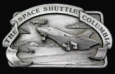 The Space Shuttle Columbia Bergamot Vintage Belt Buckle