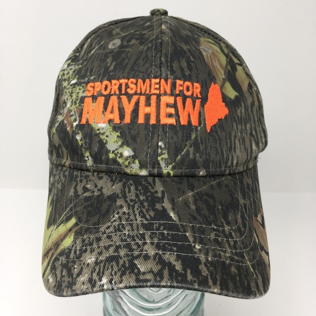 Sportsmen for Mayhew Maine Baseball Cap Camo Cotton OSFM MSP Eighty8