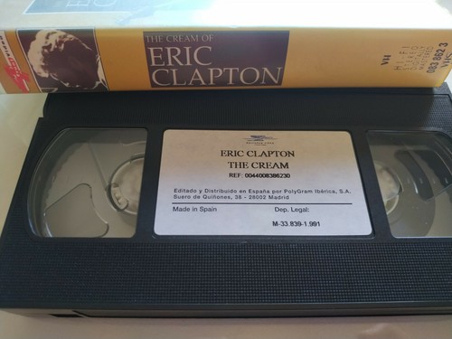 Eric Clapton The Cream Of Clapton 1989 Polygram - VHS Tape V.O. - Picture 4 of 4