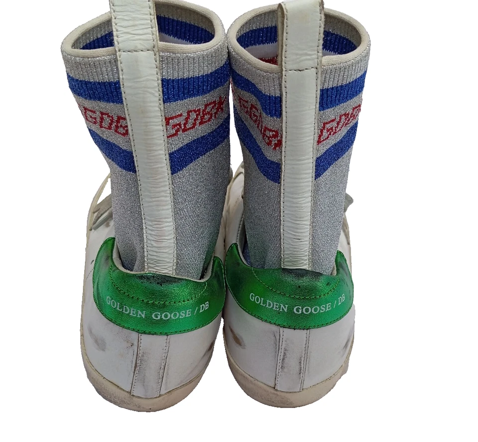 Zapatillas Calcetín Metálico Golden Goose Superstar EU 39 | US 9 | ¡Raras! Foto 4 de 4