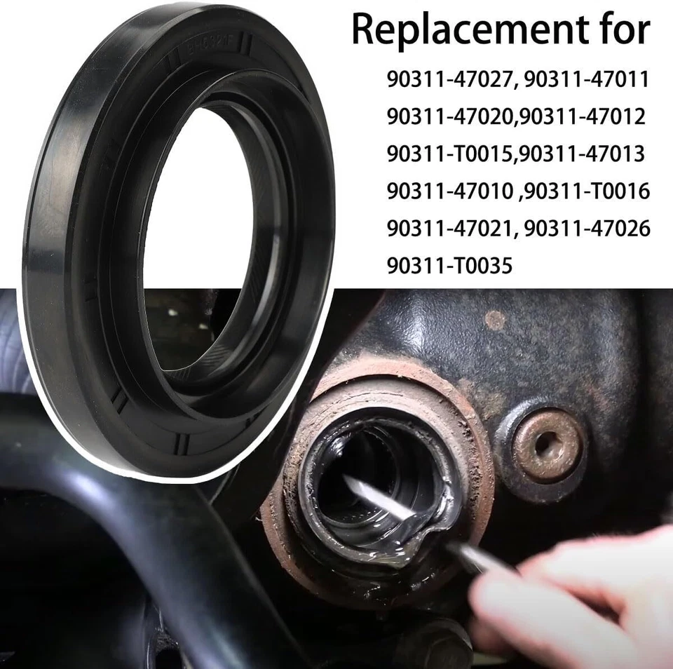 Para Lexus LX570 Toyota 4Runner Tundra eje de transmisión delantero salida sello de aceite diestro + diestro EE. UU. Foto 3 de 4