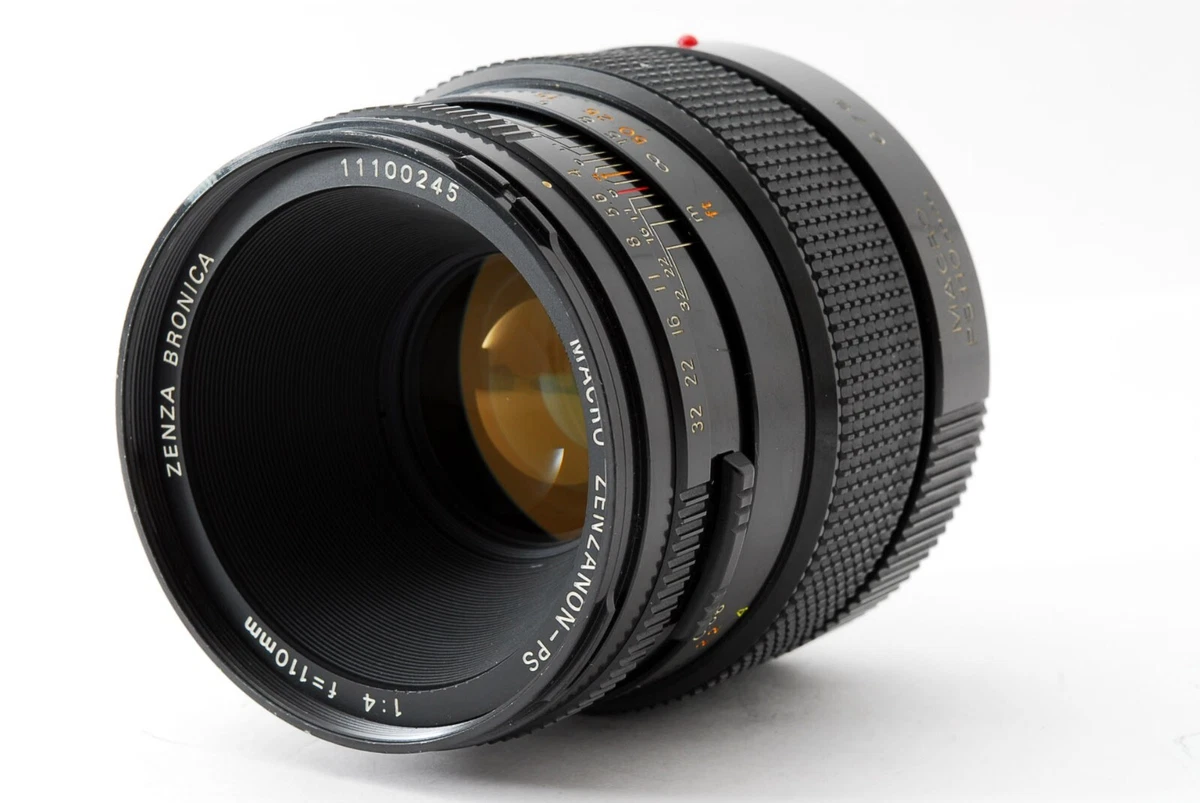 [Excellent+++] Zenza Bronica Macro Zenzanon PS 110mm f/4 Lens SQ Mount #409