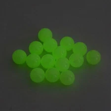 50 Glow In The Dark Acrylic Beads 6mm Green Beads Jewelry Making Supplies Set