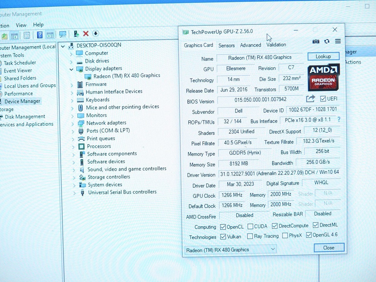 Memory Rx 580 Gpu Z Gpuz Sapphire Radeon Rx 580 8g Rx 580 Mhz Sales - Main Image