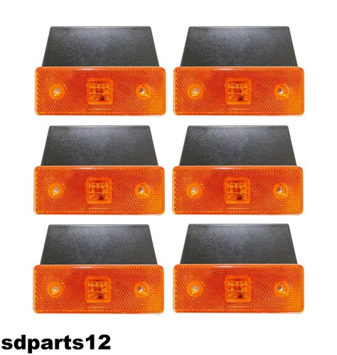 10x Luci Ingombro LED 24V Per Camion E Rimorchi | Arancio | Omologate E13 | Impermeabili - Foto 9