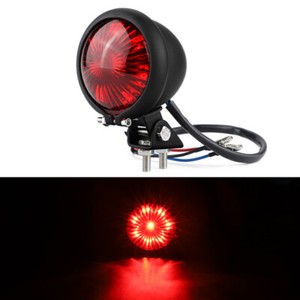 Motorcycle Tail Light Red 8 LED Stop Lamp for Harley Chopper Bobber Cafe Racer Bike