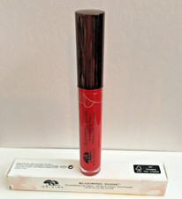Image of NIB ORIGINS Blooming Shine Nourishing Lip Glaze 05 SCARLET ROSE