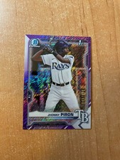2021 Bowman Chrome - Jhonny Piron - Purple Shimmer Refractor #d /250 RAYS