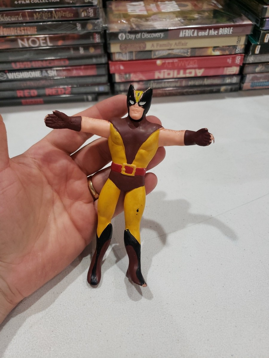 BANDAI - 陳9143  1989 Marvel Comics WOLVERINE Bendy Bend-ems 6