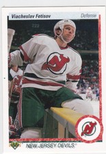 1990/91 UD...VIACHESLAV FETISOV..ROOKIE..# 176..DEVILS..FREE COMBINED SHIPPING