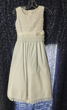 First Communion dress Lito size 7 SP102 white