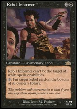 Magic the Gathering MTG Rebel Informer (75) Prophecy   LP