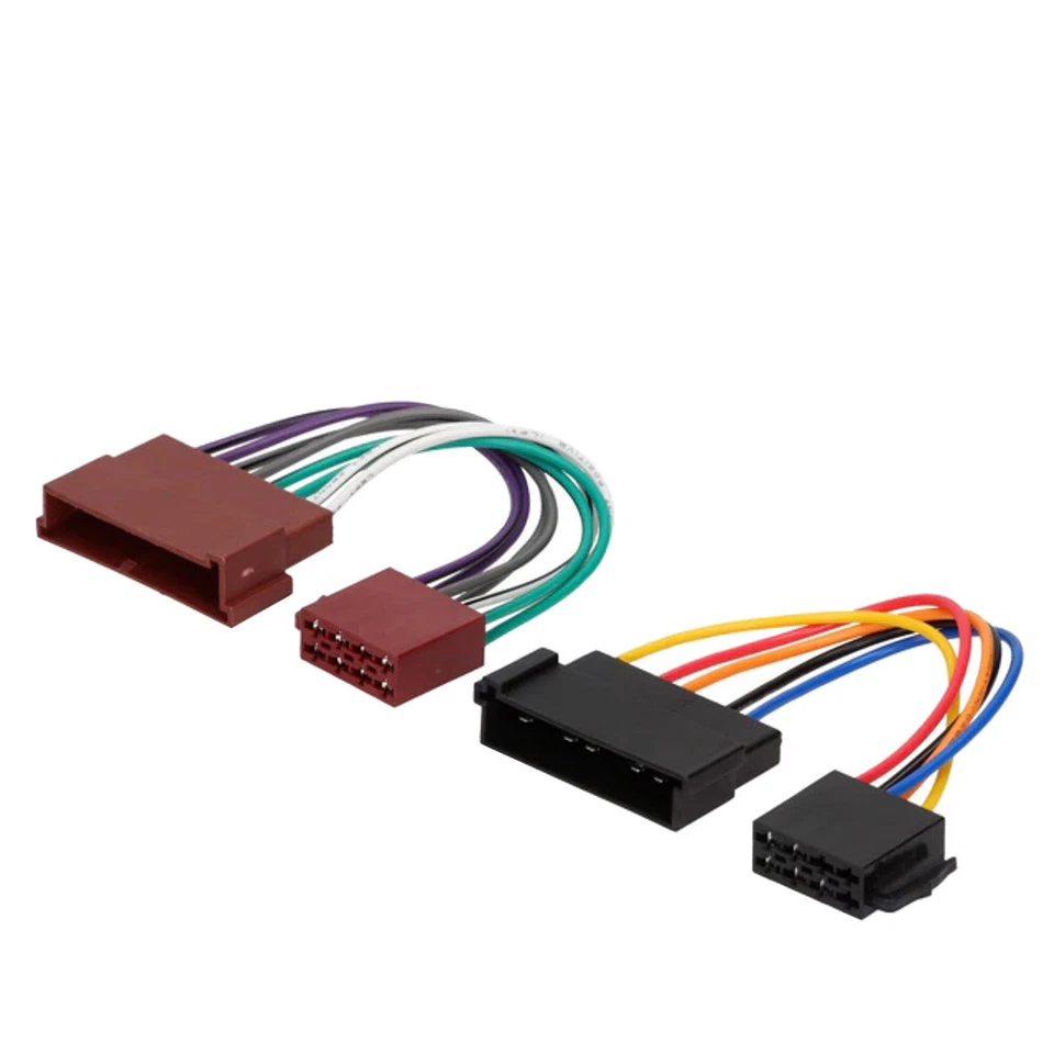 Adaptateur FORD vers ISO pour brancher un autoradio standard ISO sur fiches Ford - Photo 1/1