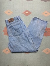 Vintage y2k baggy jeans culture wide leg pipes grunge skater distressed 36x31