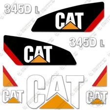Fits Caterpillar 345DL Decal Kit Excavator - 7 YEAR OUTDOOR 3M VINYL!