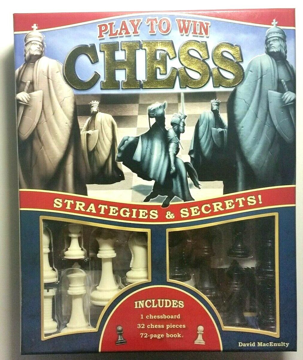 Play to Win Chess Game, Strategies and Secrets! by David MacEnulty L59  9781592237265