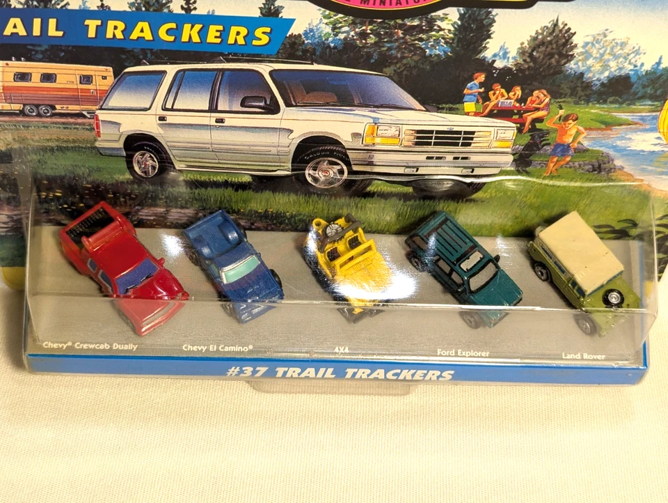 NIP Micro Machines Trail trackers #37 dually el camino 4x4 explorer land rover - Image 4 of 4