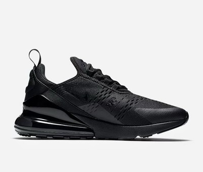 ?Nike Air Max 270 Low Triple Black AH8050-005 Men display picture 1