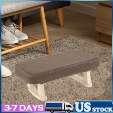 Wooden Footstool Chair Footstool Sofa Bedroom Living Room Small Stool US