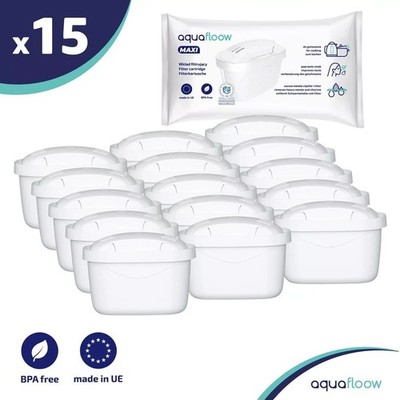 Filterkartuschen ersetzen Brita Maxtra+, 15er Pack, reduzieren Kalk und Chlor