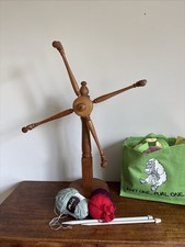 Vintage Tall Mid 19th Century Wooden Wool Or Yarn Winder Excellent Condition