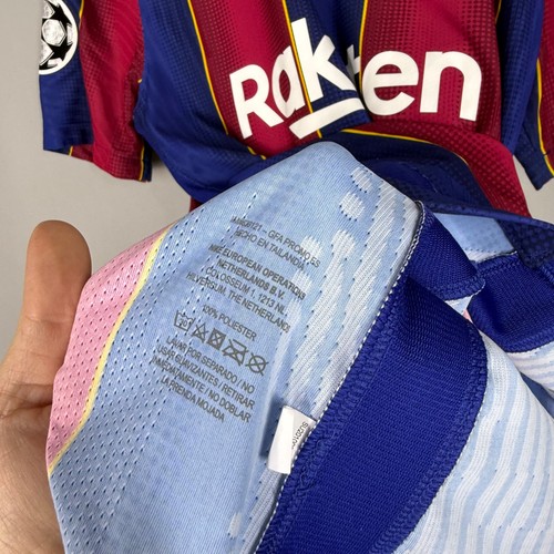 FC BARCELONA SPANIEN 2020/2021 HOME VAPOR SHIRT TRIKOT NIKE PLAYER ISSUE 10 MESSI - Bild 9 von 12