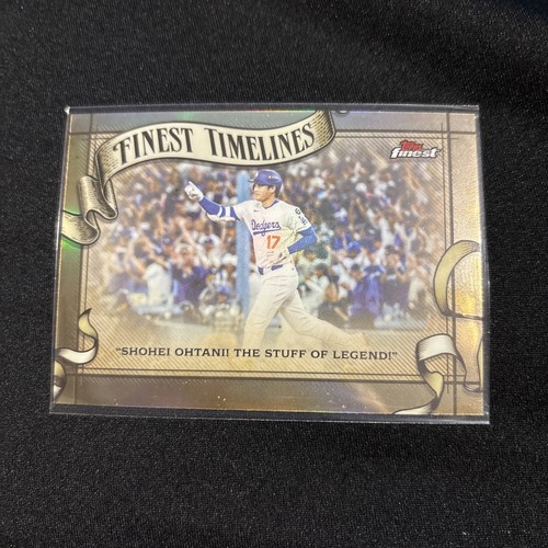 Shohei Ohtani Topps Finest Timelines Silver Refractor Card 2026 #FT-23